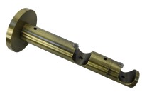 Gardinia Memphis kombinált tartókonzol, nyitott, antik sárgaréz, 7,5 / 5 cm