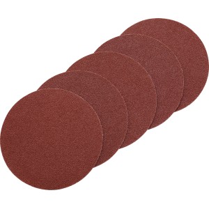 LUX Tépőzáras csiszolólapok, Ø 125 mm, K80 szemcse, lyuk nélküli, sarokcsiszolókhoz.