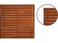 Rodos kerítéselem barna 180 cm x 180 cm