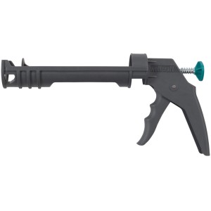 Wolfcraft MG 100 kinyomópisztoly 310 ml-es patronokhoz, ideális szilikonhoz és akrilhoz.