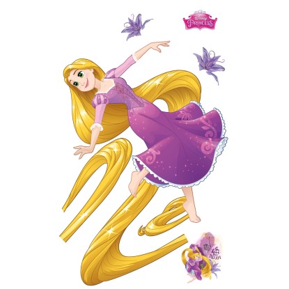 Komar öntapadó nemszőtt fotótapéta Rapunzel XXL 127 cm x 200 cm
