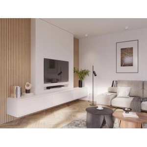 Decowall akusztik TST falpanel natúr tölgy 260x30x1,7 cm (2 db) 1,56 m2