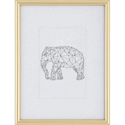 OBI műanyag keret 18 cm x 24 cm arany