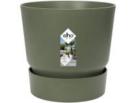 Elho Greenville virágcserép kerek 14 cm levélzöld