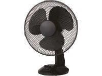 Asztali ventilátor fekete 30 cm átmérő