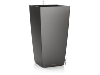 Lechuza Cubico Premium oszlopkaspó 22 antracit metál 22 cm x 22 cm Lechuza Cubico Premium oszlopkaspó 22 antracit metál 22 cm x 22 cm