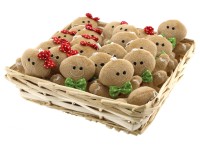 Mézeskalács figura kulcstartóval 6 cm x 8 cm kétféle változatban 1 darab