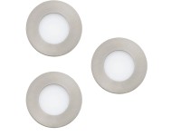 Eglo Zigbee Fueva-Z süllyesztett LED lámpa kerek fehér nikkel 3 db 2,8 W Eglo Zigbee Fueva-Z süllyesztett LED lámpa kerek fehér nikkel 3 db 2,8 W