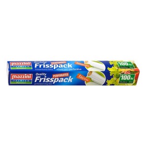 Mazzini Frischpack fólia, 45cm, perforált, konyhai használatra.