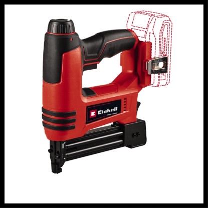 Einhell Power X-Change Akkus szögező/tűzőgép TE-CN 18 Li Solo, piros/fekete, akkumulátor nélkül. Akkus szerszám szögekhez és kapcsokhoz.