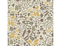 Komar fátyoltapéta Wild Fields 250 cm x 250 cm tarka