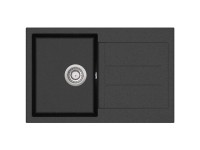 Evido Cubo 45S gránit mosogató 78 cm x 50 cm antracit Evido Cubo 45S gránit mosogató 78 cm x 50 cm antracit