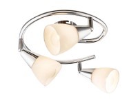 Globo Tadeus fali spotlámpa 3-as 47,5 cm króm - opál