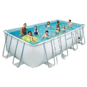 Summer Fun Elite Frame Pool világosszürke medence 549 cm x 274 cm x 132 cm