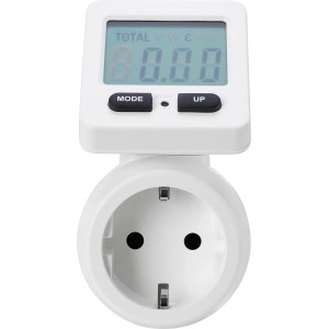 Energia költségmérő, 3.860 W, a fogyasztás mérésére kijelzővel.