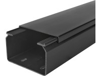 Kábelcsatorna 60 mm x 40 mm Fekete hossza 2 m Kábelcsatorna 60 mm x 40 mm Fekete hossza 2 m