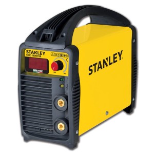 Sárga Stanley Sirio Inverter hegesztőgép fekete fogantyúval.