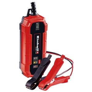 Einhell CE-BC 1 M akkumulátortöltő 6V/12V autóakkumulátorokhoz töltőcsipeszekkel.
