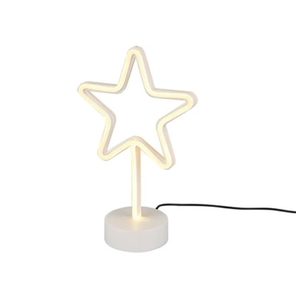 Reality asztali LED-lámpa Trail 29,5 cm x 20 cm x 8,5 cm fehér