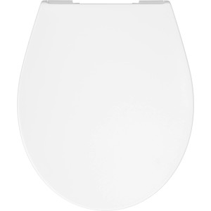 Fehér Cedo Mojave Oval WC-ülőke Soft-Close funkcióval. Duroplaszt WC-ülőke, felülnézet.