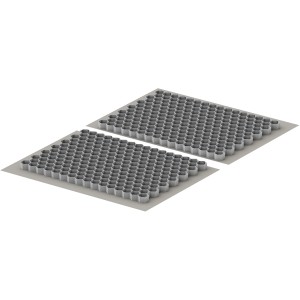 Két ACO Self® Kieswabe eco M kavicsrács a kavics és zúzalék rögzítéséhez.