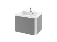 Mosdó 10° 650 balos fehér+SD 650 balos szekrény mosdó alá szürke szett Mosdó 10° 650 balos fehér+SD 650 balos szekrény mosdó alá szürke szett