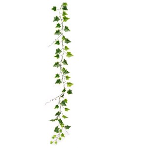 Flower Power Borostyán girland, 170 cm, fehér műnövény modern belső dekorációhoz.