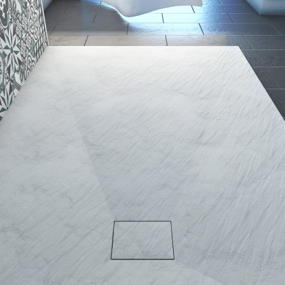 Aurlane zuhanytálca Stone 140 cm x 90 cm fehér