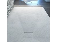 Aurlane zuhanytálca Stone 140 cm x 90 cm fehér