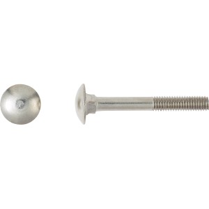 LUX Lakatoscsavar M5 x 60 mm, rozsdamentes acél, lapos fejjel, részleges menettel.