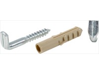 LUX hornyolt kampó 5,2 mm x 30 mm horganyzott 6 darab LUX hornyolt kampó 5,2 mm x 30 mm horganyzott 6 darab