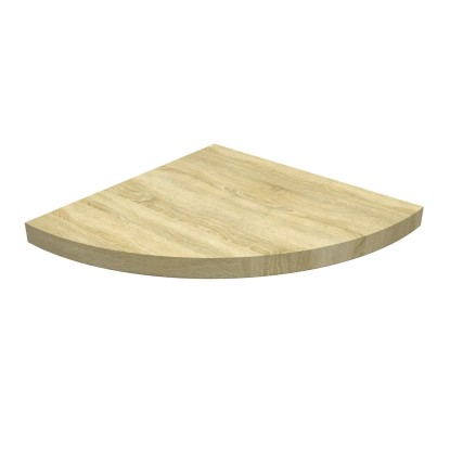 Sarok laminált polc sonoma tölgy 35 cm x 35 cm x 1,8 cm