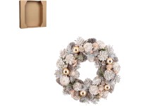 House of Seasons koszorú 34 cm arany