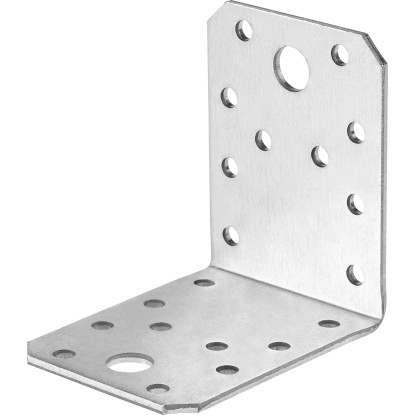 Sarokösszekötő lemez 70 mm x 70 mm x 55 mm horganyzott 20 darab