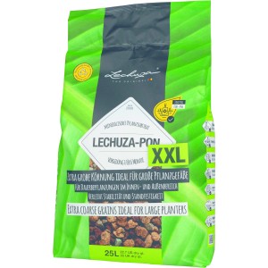 Lechuza Pon XXL ültetőközeg, 25 literes zsák hidrokultúrához és nagy virágtartókhoz.