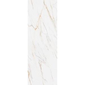 Decoflooring SPC falpanel, 260x90 cm, márvány fehér-arany megjelenés.