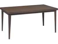 Davenport kerti asztal téglalap alakú barna 90 cm x 160 cm