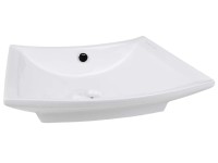 Kerámiamosdó síklapos íves 73 cm x 47 cm x 16 cm