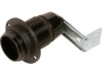 OBI E14 foglalat fekete L rögzítővel