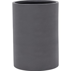 Fiberstone anyagból készült sötétszürke virágcserép átmérő 42 cm x 63 cm