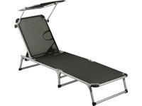 Napozóágy tetővel antracit