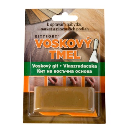 Kittfort Viaszrúd szett éger színben viaszrúd és spatulya és filc