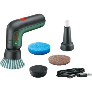 Bosch Universal Brush akkus kefe kefefejekkel, párnákkal és töltőkábellel.