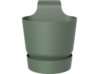 Elho Greenville Easy Single balkonra rakható cseréptartó 19 cm x 24 cm lombzöld