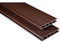 Kovalex WPC teraszpadló mattított 2,6 cm x 14,5 cm csokoládébarna méteráru