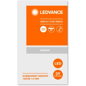 Ledvance LED Submarine nedves helyiségbe való lámpatest 120 cm mozgásérzékelővel beltéri használatra.