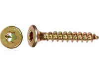 Uni TX20 süllyesztett csavar részleges menet sárga horganyzott 4,5x35 mm 800 db