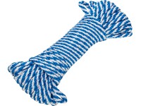 Üreges fonott zsinór polipropilén 10 mm átmérő kék-fehér Üreges fonott zsinór polipropilén 10 mm átmérő kék-fehér