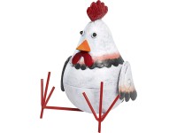 Dekorfigura ülő kakas 21 cm x 16 cm x 18,5 cm tarka