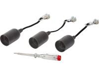 OBI E27 lámpafoglalat fázisceruzával fekete 3 darab OBI E27 lámpafoglalat fázisceruzával fekete 3 darab